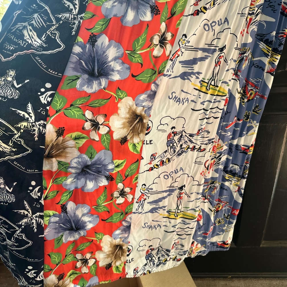 Tommy Bahama Women's Navy and White Floral Maxi Dress - Picture 5 of 8